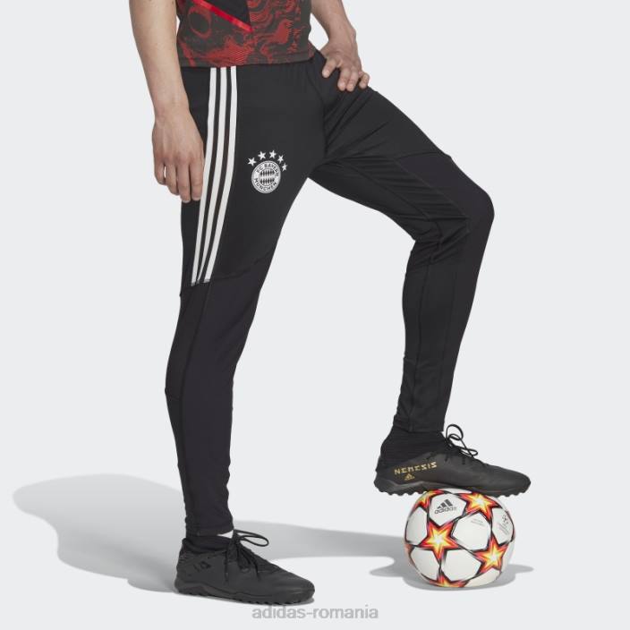Adidas pantaloni de trening negru fc bayern condivo 22 pro bărbați negru 2JBN14386