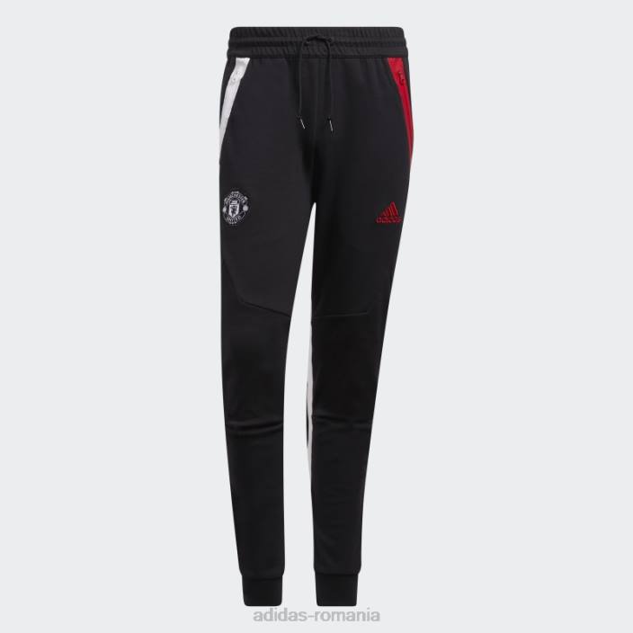 Adidas pantaloni de trening negru fierbinte manchester united travel bărbați negru 2JBN13636