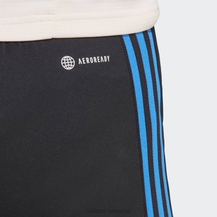 Adidas pantaloni de trening negru manchester united condivo 22 pro bărbați negru/albastru strălucitor 2JBN13810
