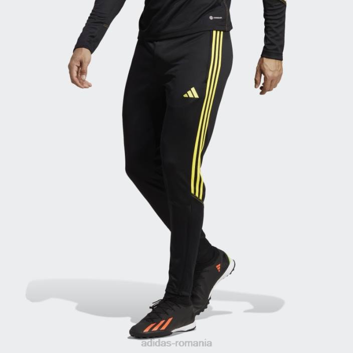Adidas pantaloni de trening pentru antrenament club tiro 23 negru bărbați galben închis 2JBN13118