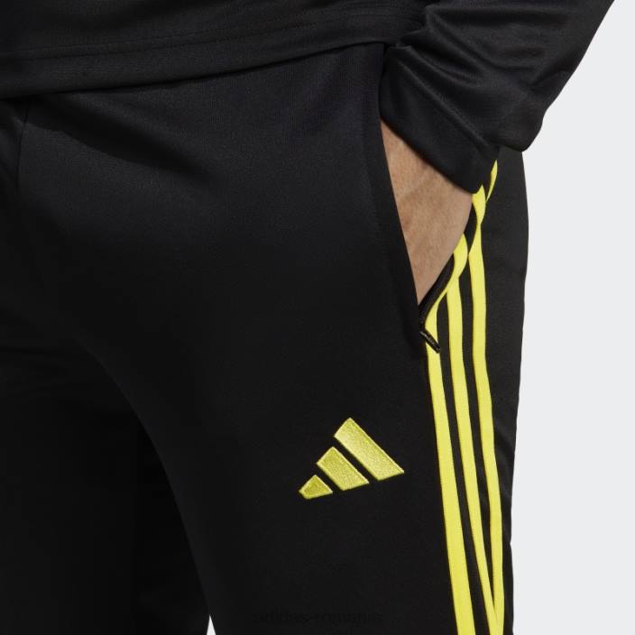 Adidas pantaloni de trening pentru antrenament club tiro 23 negru bărbați galben închis 2JBN13118
