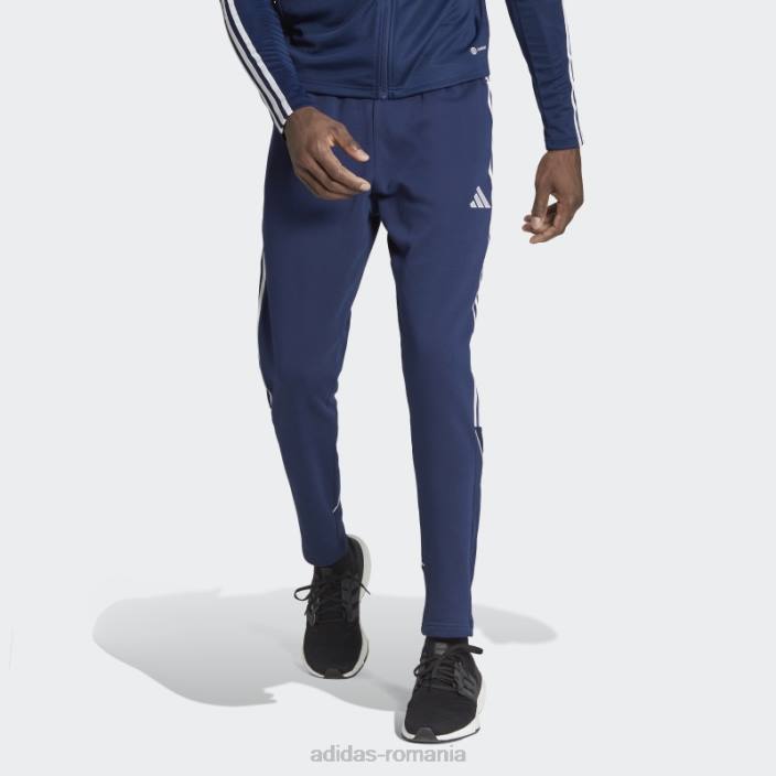 Adidas pantaloni de trening pentru transpirație tiro 23 league albastru bleumarin bărbați albastru marin 2JBN14009