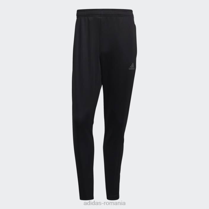 Adidas pantaloni de trening tiro negru bărbați gri inchis 2JBN14660