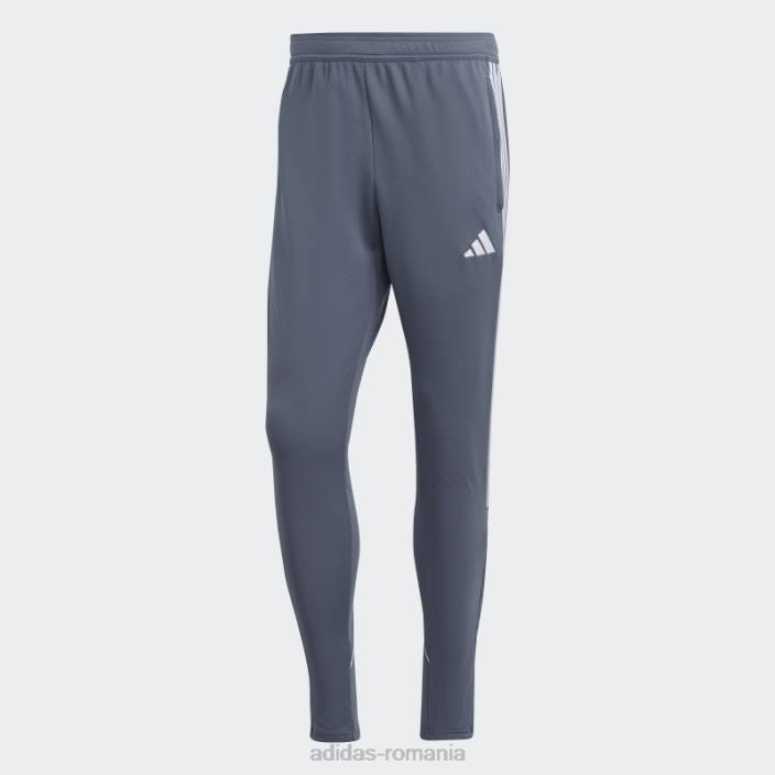 Adidas pantaloni eleganti de liga onix tiro 23 adidas bărbați onix 2JBN4857