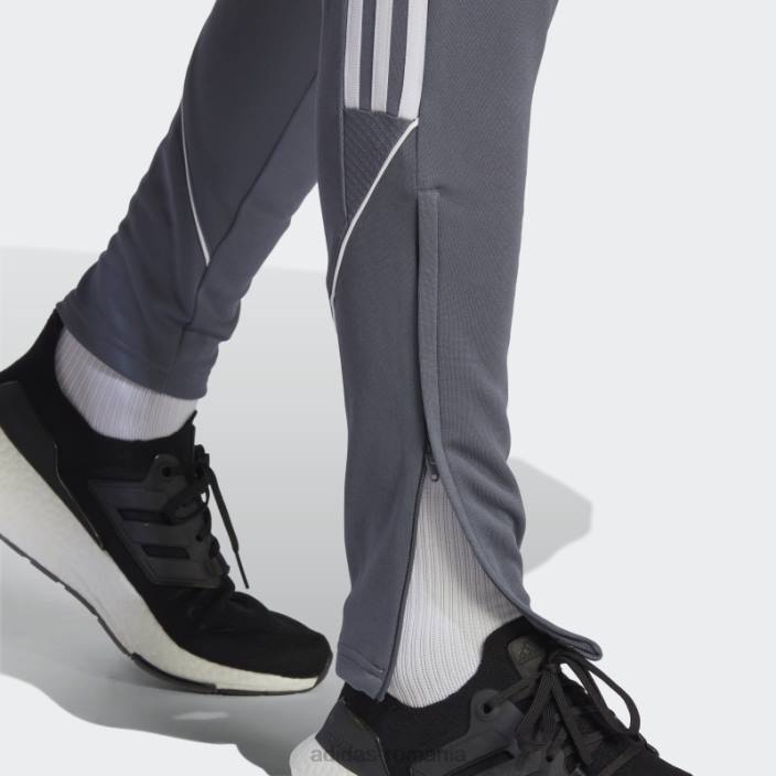 Adidas pantaloni eleganti de liga onix tiro 23 adidas bărbați onix 2JBN4857