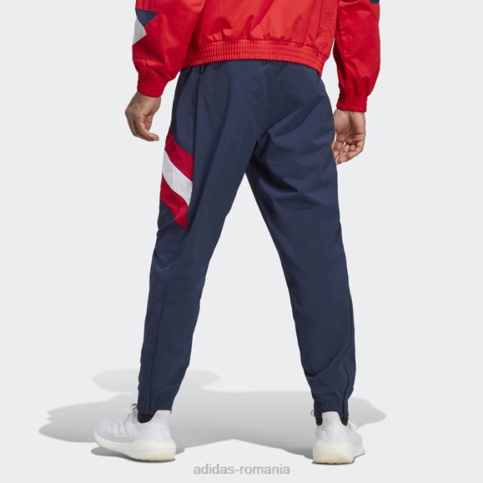 Adidas pantaloni țesuți cu iconiță arsenal bleumarin bărbați marina 2JBN6074