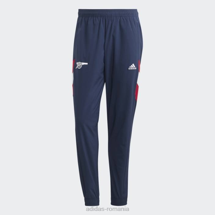 Adidas pantaloni țesuți cu iconiță arsenal bleumarin bărbați marina 2JBN6074