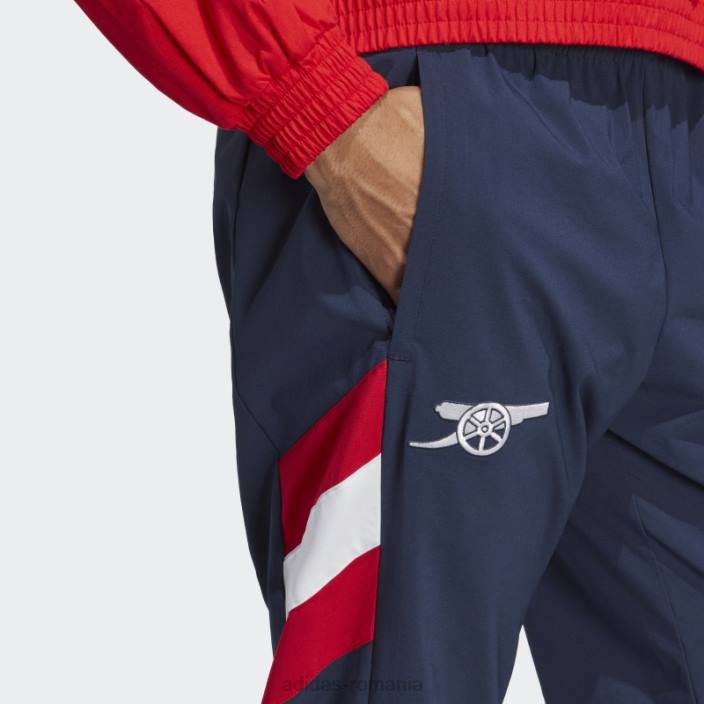 Adidas pantaloni țesuți cu iconiță arsenal bleumarin bărbați marina 2JBN6074