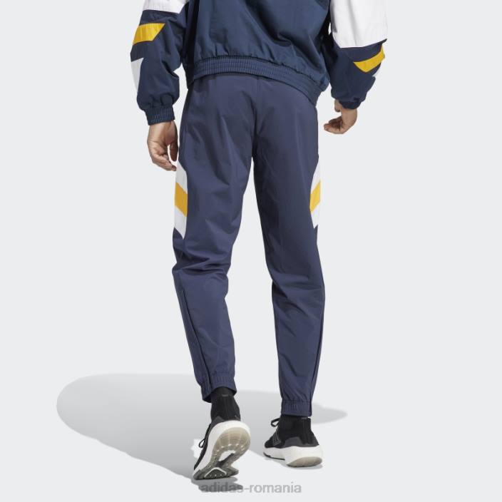 Adidas pantaloni țesuți icoană real madrid bleumarin de noapte adidas bărbați marina de noapte 2JBN6057