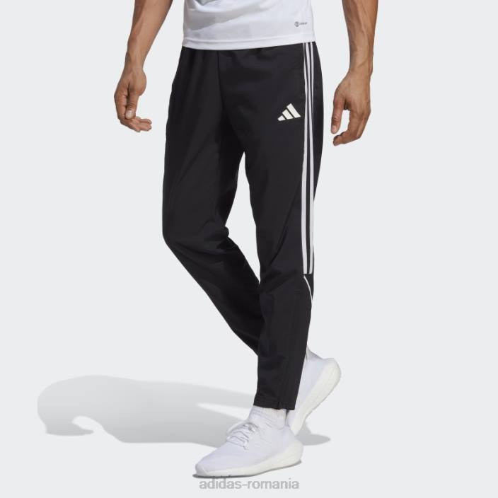 Adidas pantaloni negri țesuți league tiro 23 bărbați negru 2JBN5626