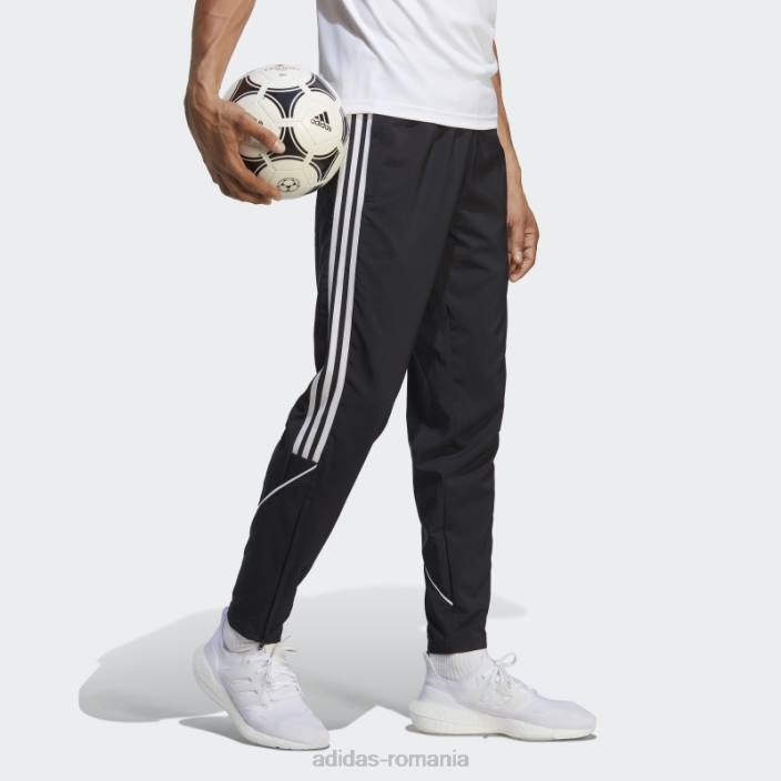Adidas pantaloni negri țesuți league tiro 23 bărbați negru 2JBN5626