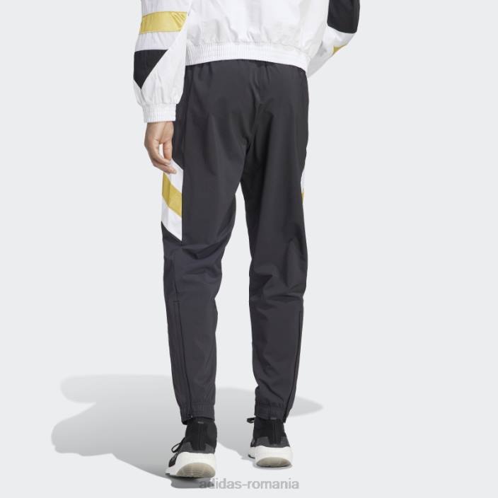 Adidas pantaloni negri împletiti icon juventus bărbați negru 2JBN6077