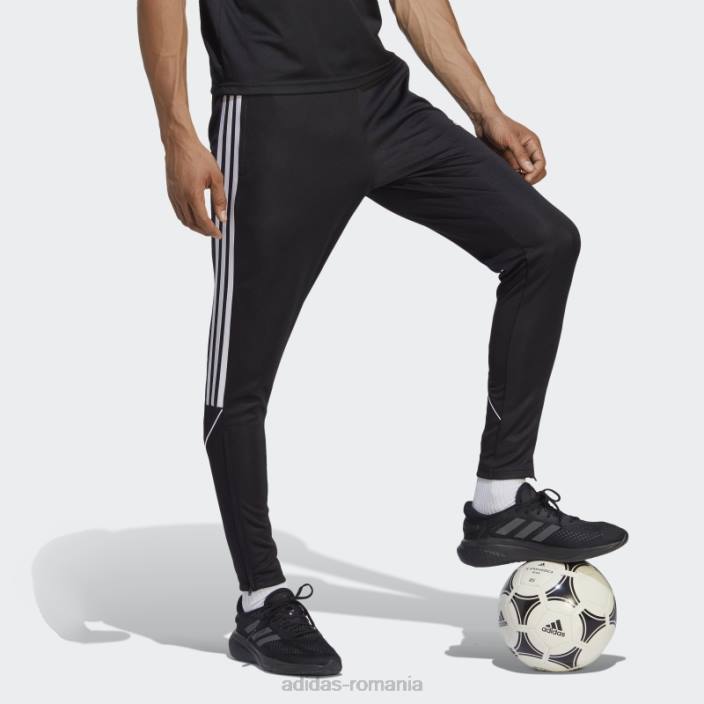 Adidas pantaloni negri tiro 23 liga bărbați negru 2JBN4841