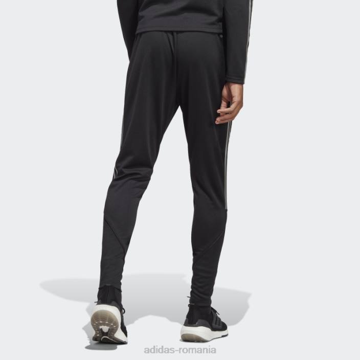 Adidas pantaloni reflectorizanti tiro negri adidas bărbați negru argintiu 2JBN6144