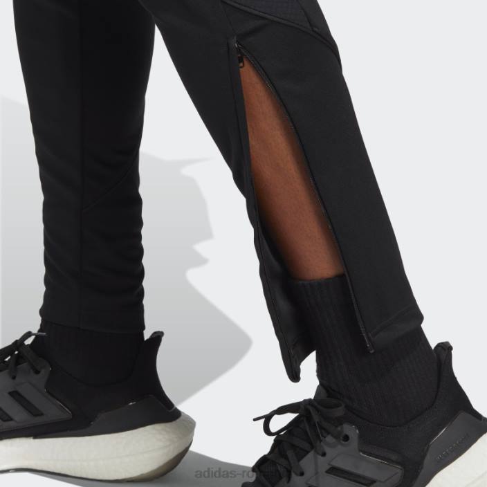 Adidas pantaloni reflectorizanti tiro negri adidas bărbați negru argintiu 2JBN6144