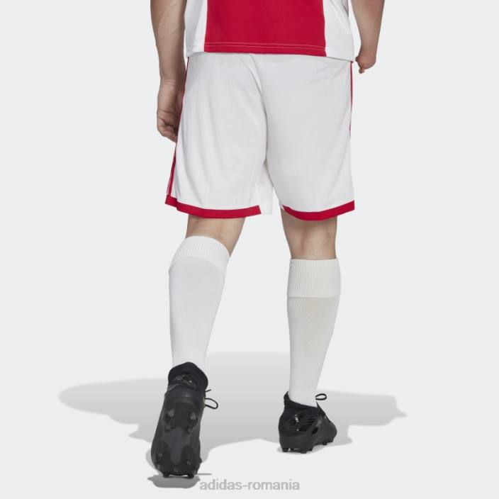 Adidas pantaloni scurți acasă ajax amsterdam 22/23 alb bărbați alb 2JBN14552