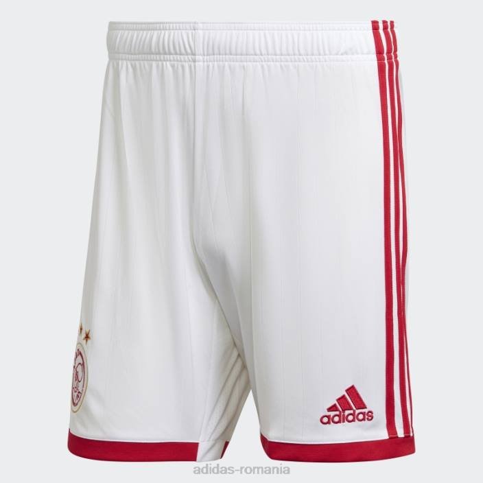 Adidas pantaloni scurți acasă ajax amsterdam 22/23 alb bărbați alb 2JBN14552
