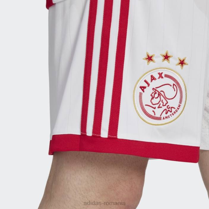 Adidas pantaloni scurți acasă ajax amsterdam 22/23 alb bărbați alb 2JBN14552