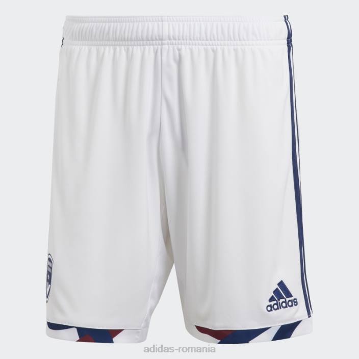 Adidas pantaloni scurți adidas girondins de bordeaux 22/23 away bărbați alb 2JBN14403