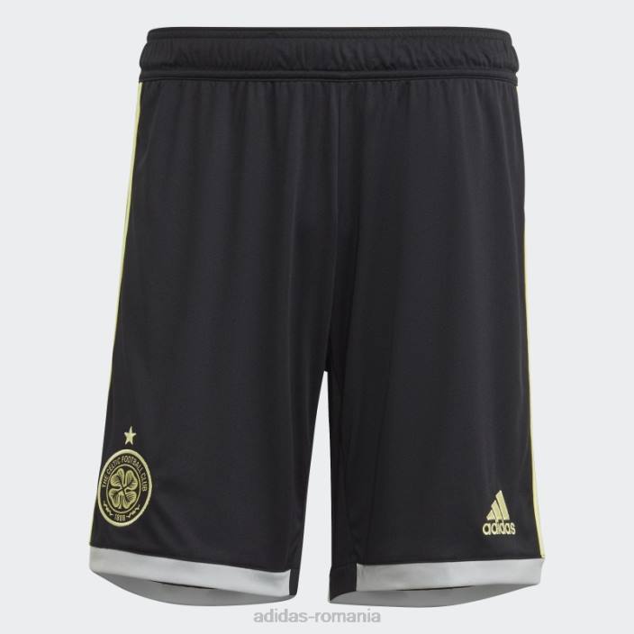 Adidas pantaloni scurți al treilea negru celtic fc 22/23 bărbați negru 2JBN14165