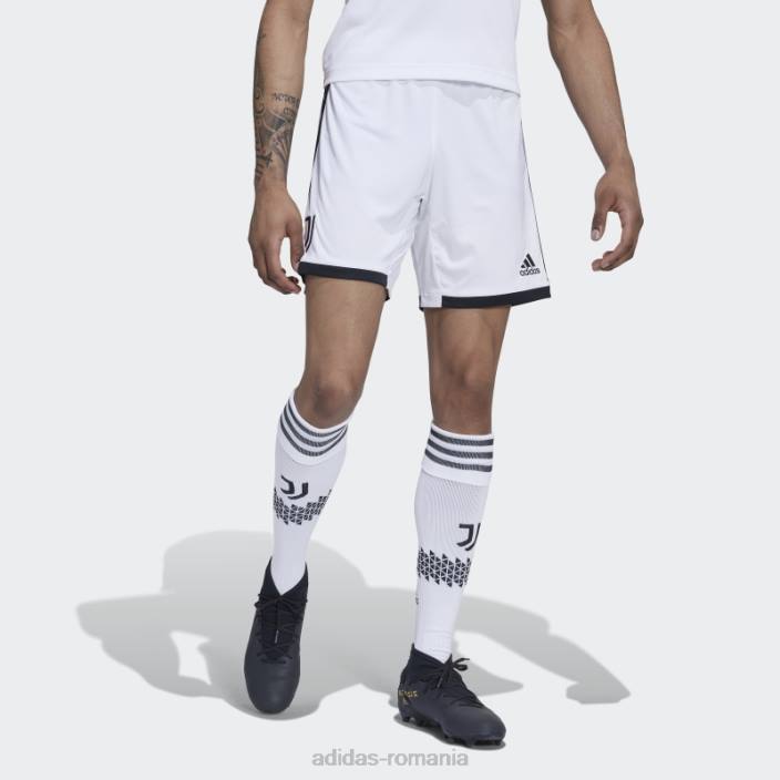 Adidas pantaloni scurți alb juventus 22/23 acasă bărbați alb negru 2JBN14410