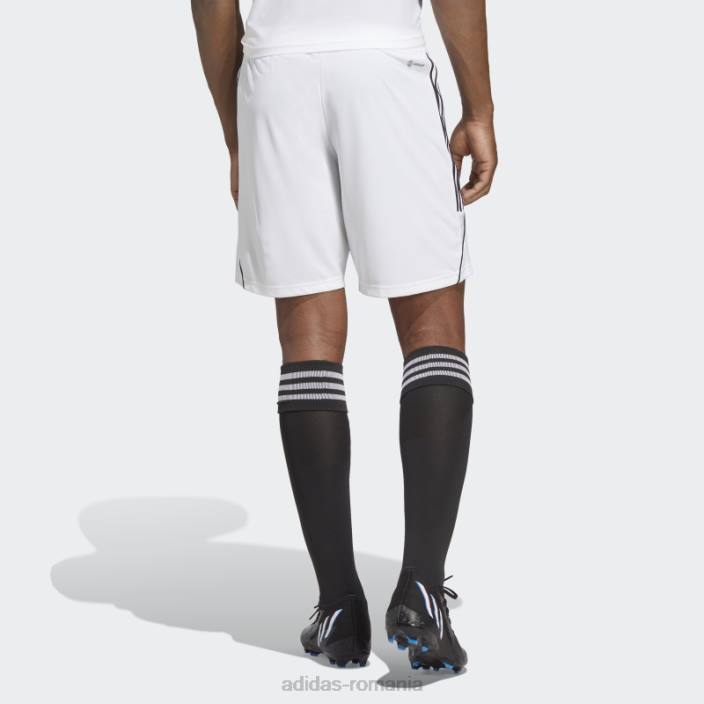 Adidas pantaloni scurți albi din liga tiro 23 bărbați alb negru 2JBN5236
