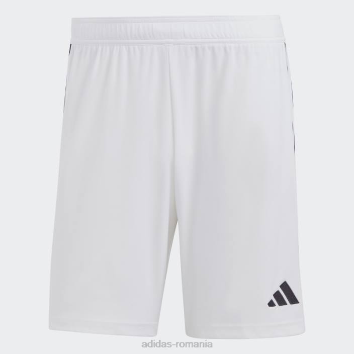Adidas pantaloni scurți albi din liga tiro 23 bărbați alb negru 2JBN5236