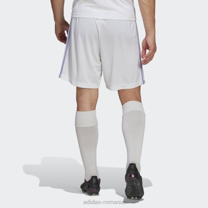 Adidas pantaloni scurți de acasă alb real madrid 22/23 adidas bărbați alb 2JBN13407