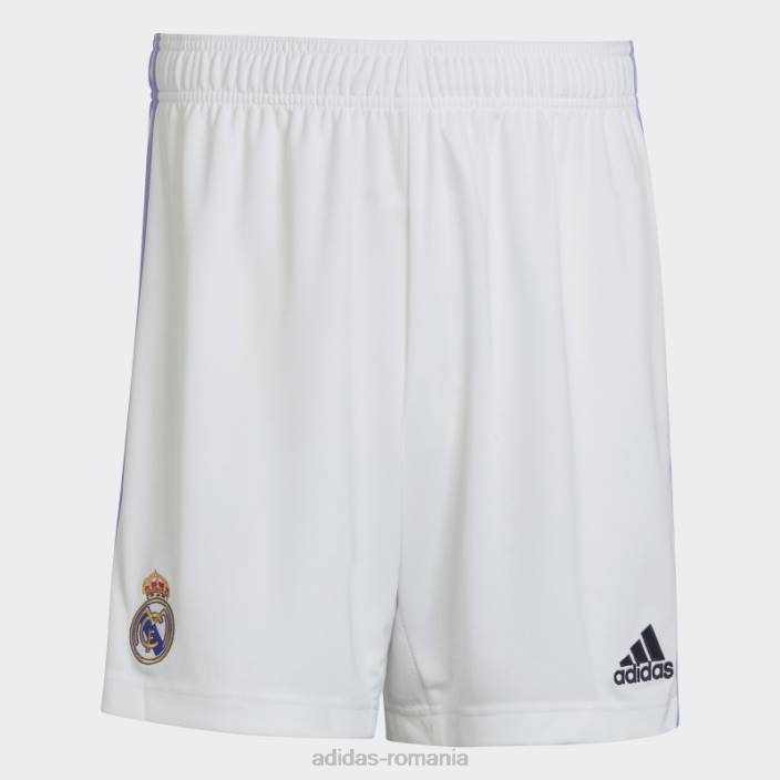 Adidas pantaloni scurți de acasă alb real madrid 22/23 adidas bărbați alb 2JBN13407
