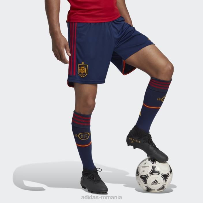 Adidas pantaloni scurți de acasă bleumarin spain 22 bărbați bleumarin/auriu colegiu 2JBN14722