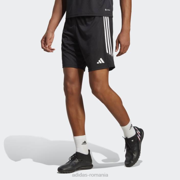 Adidas pantaloni scurți de antrenament club tiro 23 negru bărbați alb negru 2JBN13117