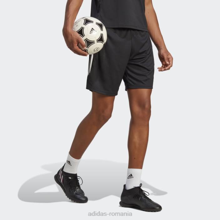 Adidas pantaloni scurți de antrenament club tiro 23 negru bărbați alb negru 2JBN13117
