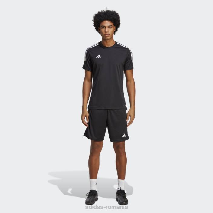 Adidas pantaloni scurți de antrenament club tiro 23 negru bărbați alb negru 2JBN13117