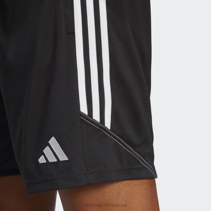 Adidas pantaloni scurți de antrenament club tiro 23 negru bărbați alb negru 2JBN13117