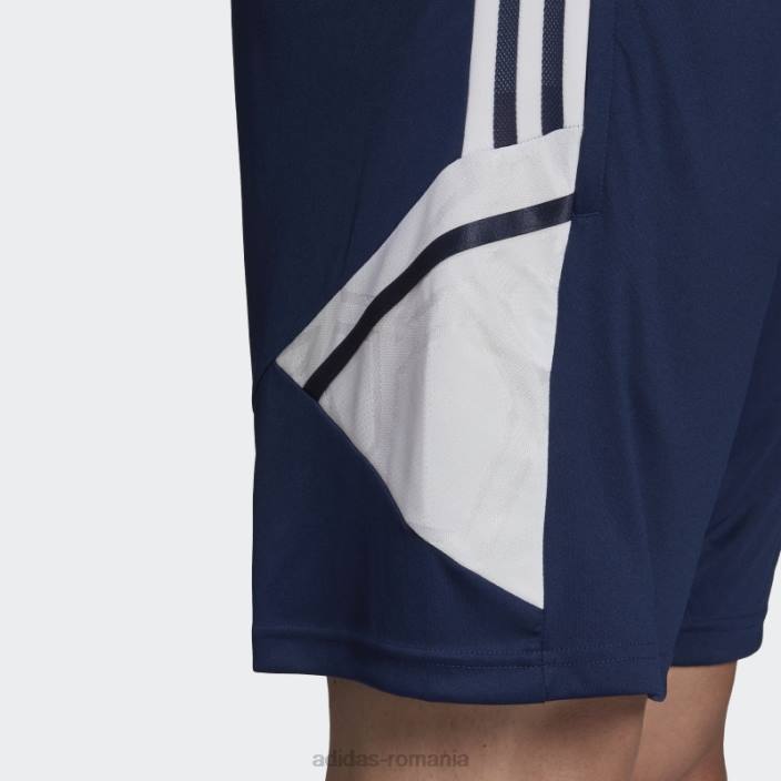 Adidas pantaloni scurți de antrenament condivo 22 bleumarin bărbați bleumarin/alb 2JBN14056