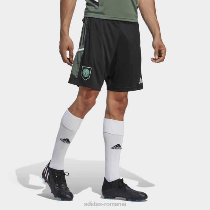 Adidas pantaloni scurți de antrenament negru celtic fc condivo 22 bărbați negru 2JBN14362