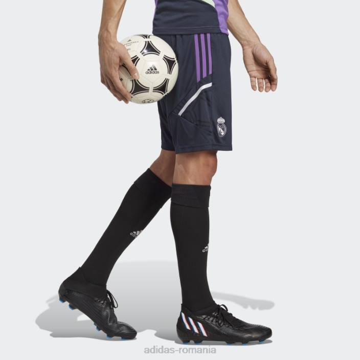 Adidas pantaloni scurți de antrenament real madrid condivo 22 bleumarin de noapte bărbați marina de noapte 2JBN14236