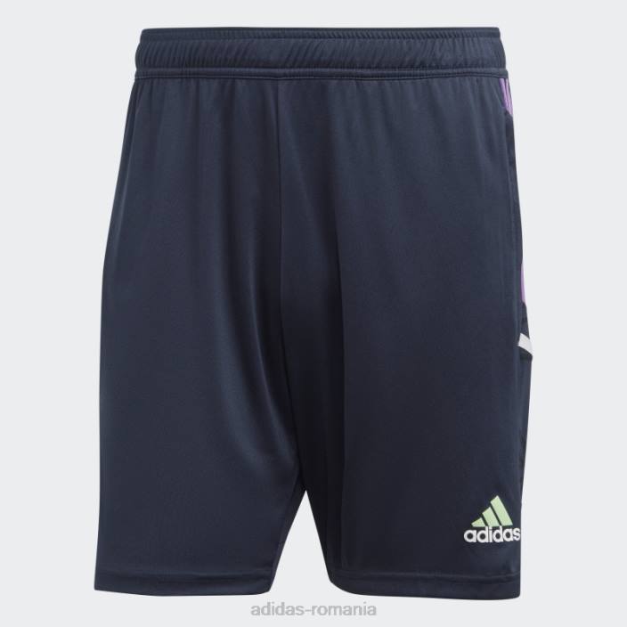 Adidas pantaloni scurți de antrenament real madrid condivo 22 bleumarin de noapte bărbați marina de noapte 2JBN14236