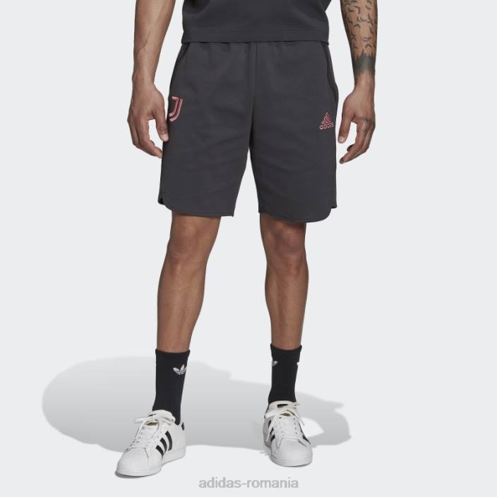Adidas pantaloni scurți de călătorie carbon juventus adidas bărbați carbon 2JBN14283