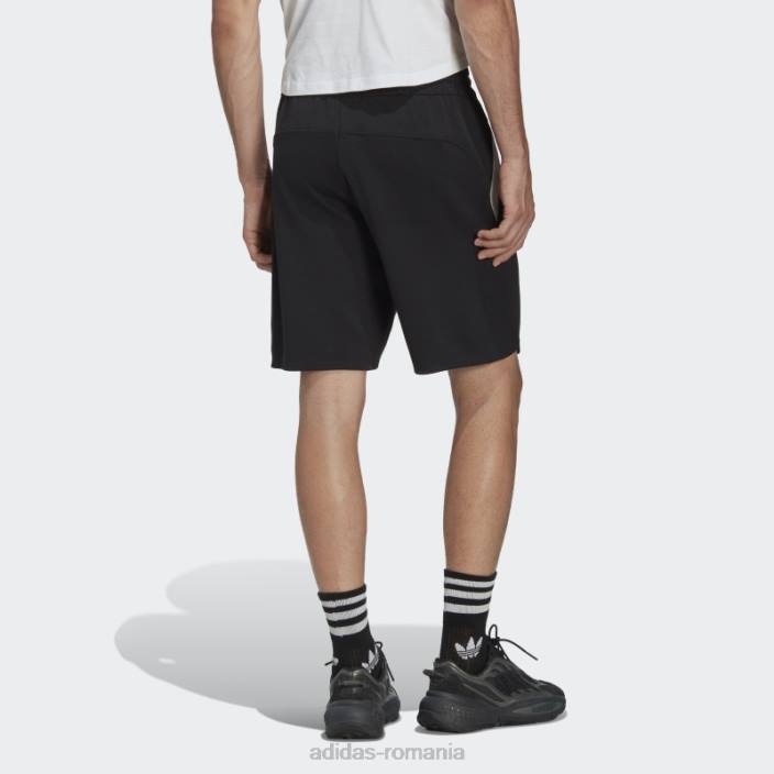 Adidas pantaloni scurți de călătorie manchester united negru adidas bărbați negru 2JBN14250