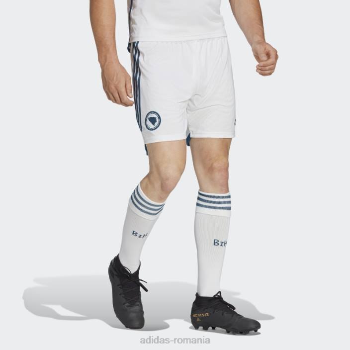 Adidas pantaloni scurți de deplasare bosnia 22 alb adidas bărbați alb 2JBN13992