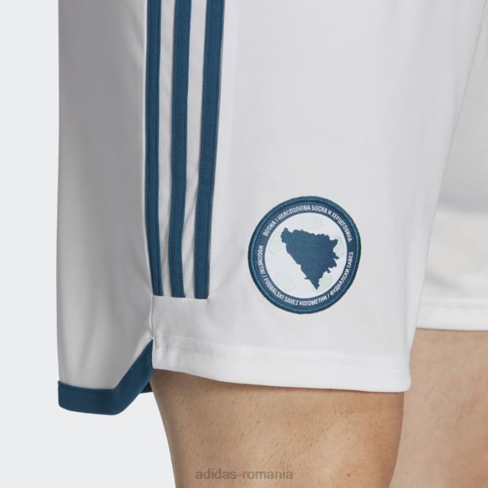 Adidas pantaloni scurți de deplasare bosnia 22 alb adidas bărbați alb 2JBN13992