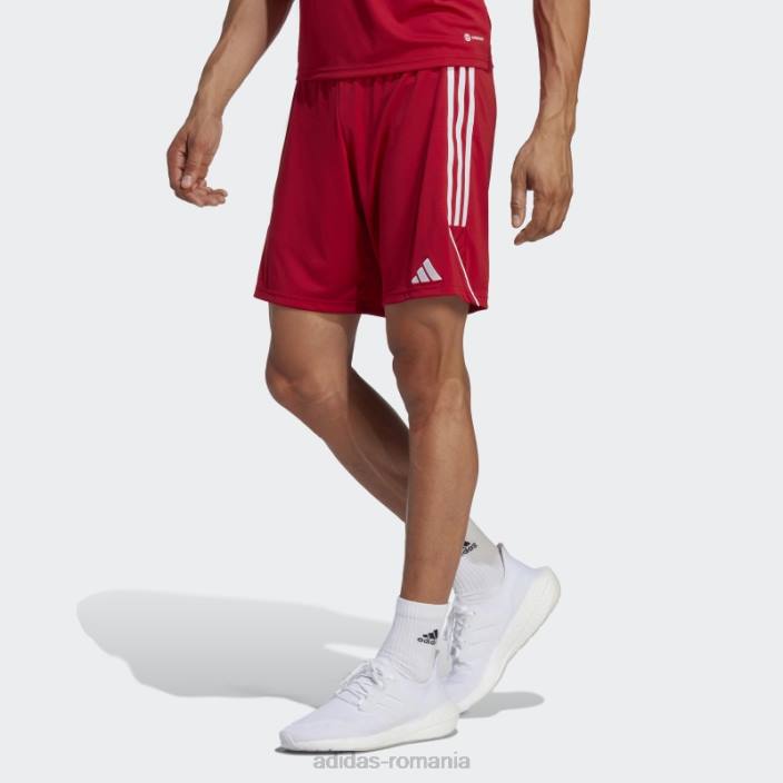 Adidas pantaloni scurți de liga fierbinte tiro 23 alb bărbați rosu alb 2JBN6302