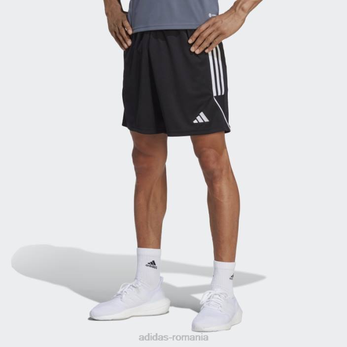 Adidas pantaloni scurți de liga tiro 23 alb bărbați alb negru 2JBN6723