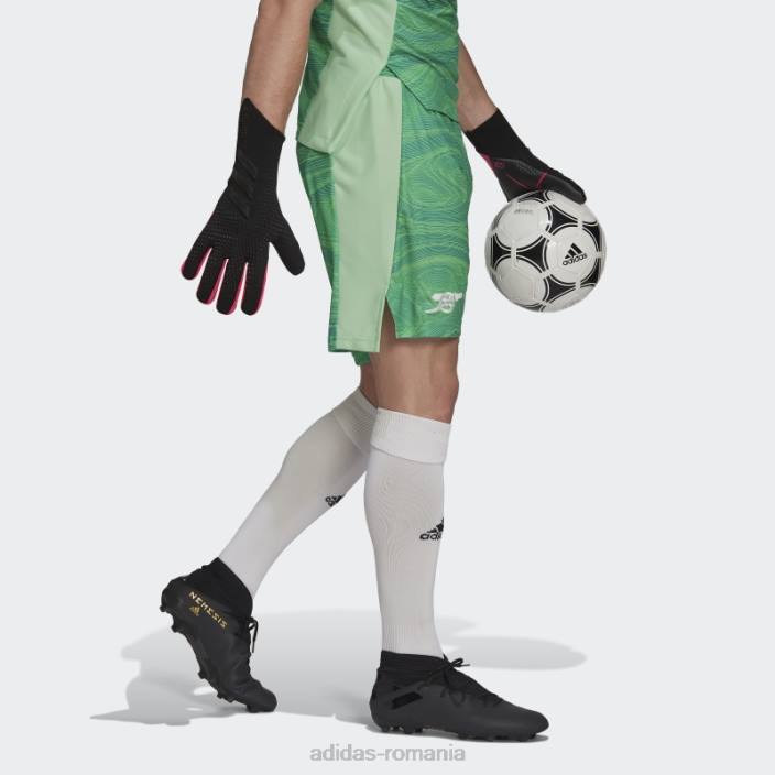 Adidas pantaloni scurți de portar arsenal 21/22 lime bărbați lămâie verde 2JBN15272