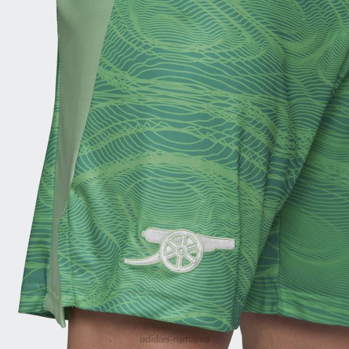 Adidas pantaloni scurți de portar arsenal 21/22 lime bărbați lămâie verde 2JBN15272