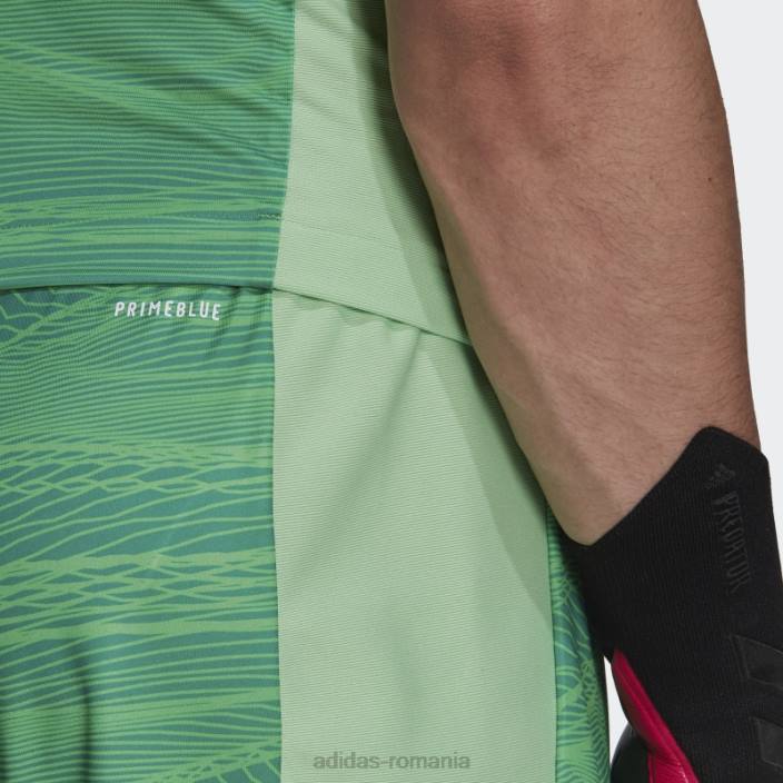 Adidas pantaloni scurți de portar arsenal 21/22 lime bărbați lămâie verde 2JBN15272