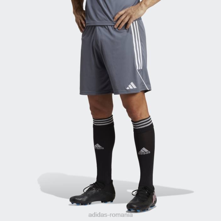 Adidas pantaloni scurți eleganti tiro 23 league alb bărbați onix/alb 2JBN6385