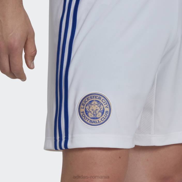 Adidas pantaloni scurți home leicester city fc 22/23 alb fierbinți bărbați alb 2JBN14363
