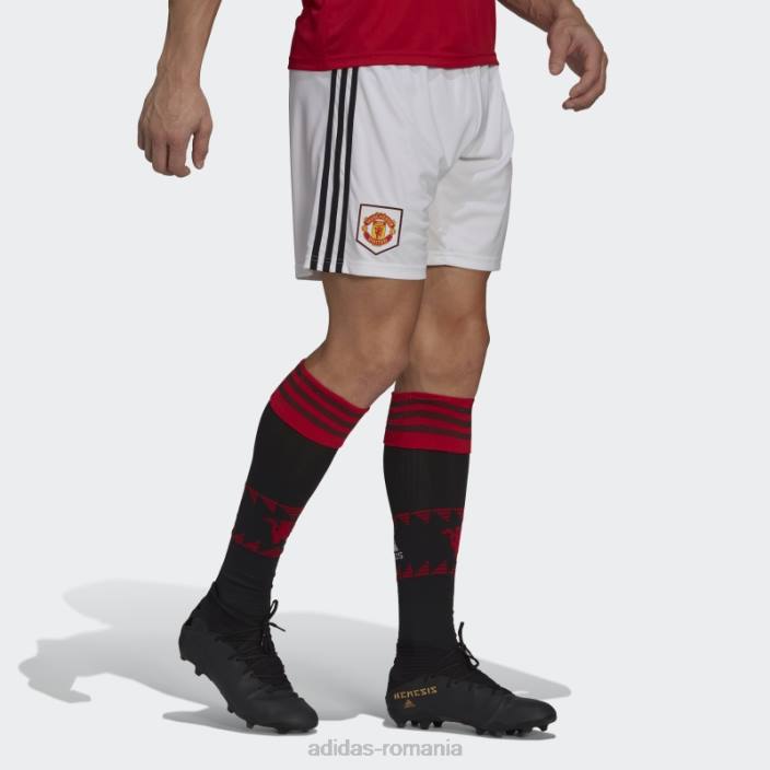 Adidas pantaloni scurți home manchester united 22/23 alb bărbați alb 2JBN13147